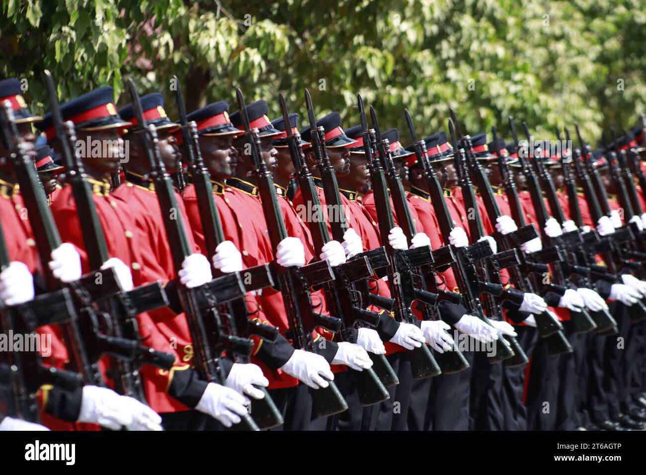 Nairobi, Kenya. 09th Nov, 2023. Members of the Kenya Defence Forces