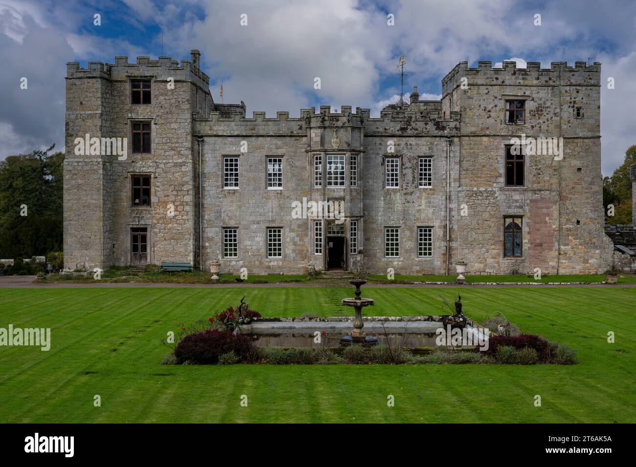 Chillingham Castle, Chillingham, Northumberland, England, UK. Stock Photo