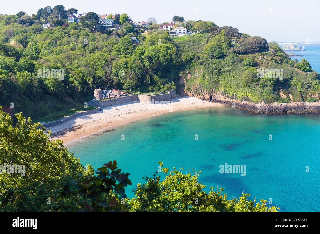 Fermain Bay, Guernsey, Channel Islands, United Kingdom Stock Photo