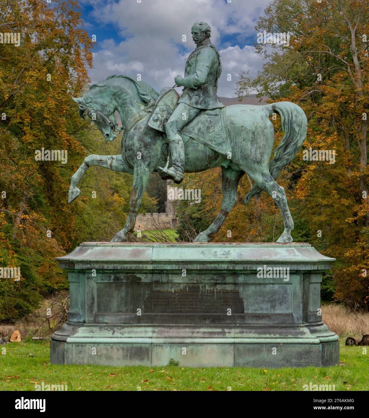 Statue of Field Marshal Viscount Hugh Gough in the grounds of