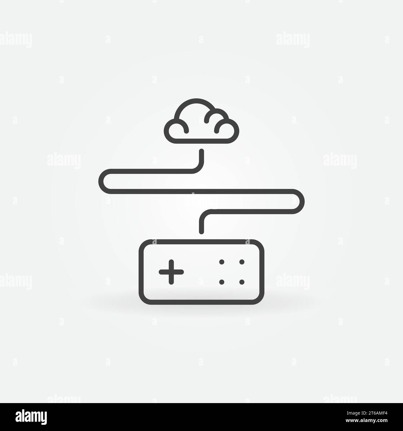 Gaming game icon gamepad cloud hi-res stock photography and images - Alamy