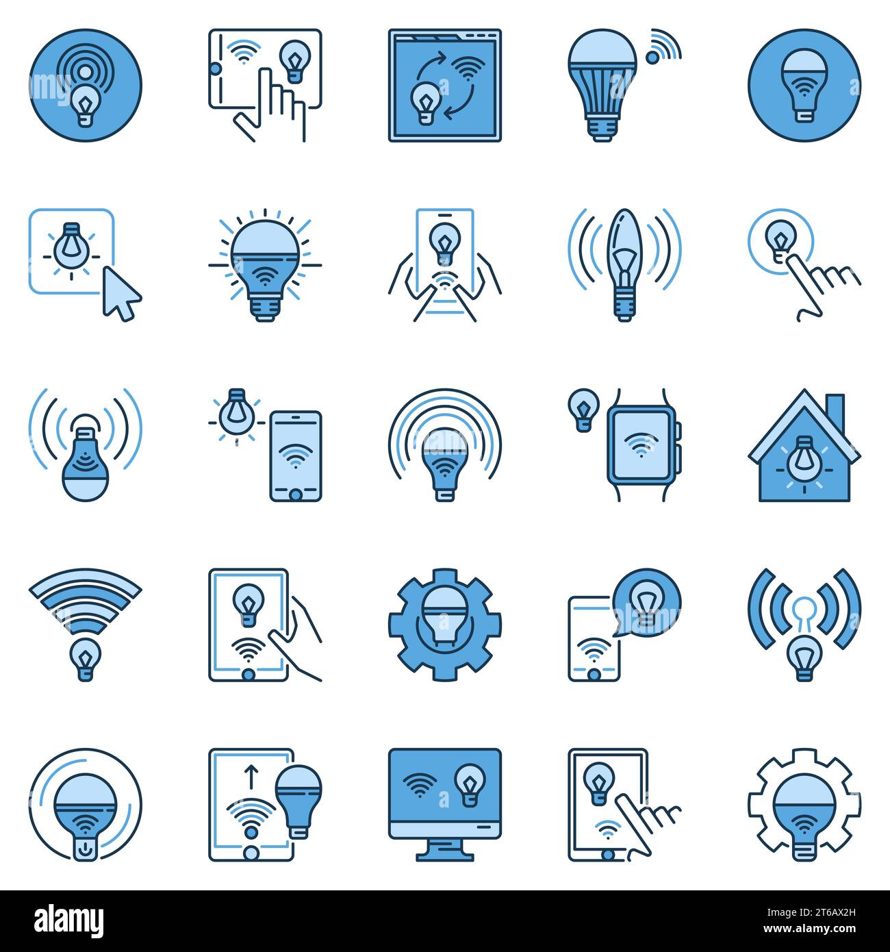 Led lighting design home Stock Vector Images - Alamy