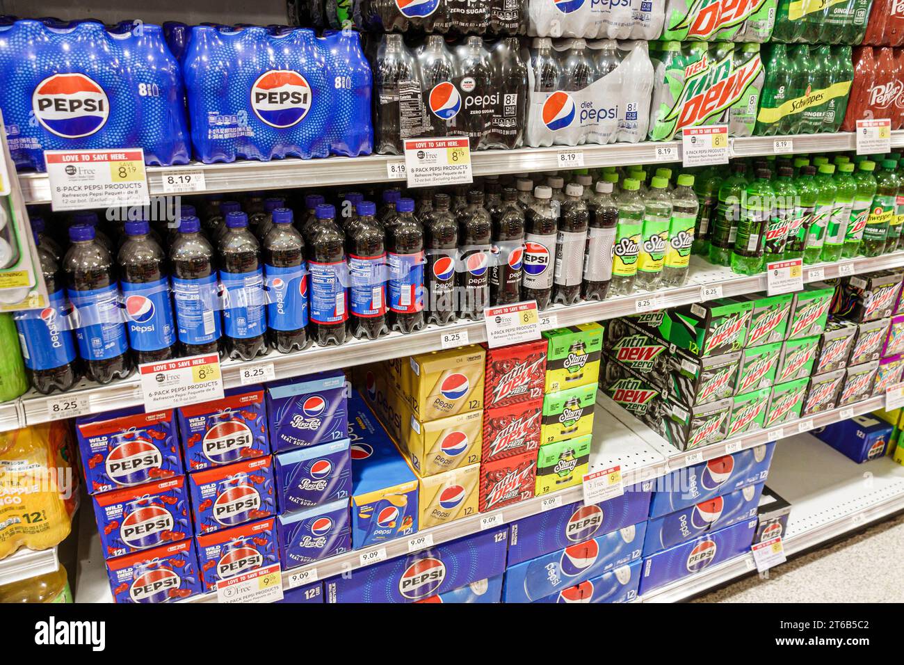 Supermarket soft drinks display hi-res stock photography and images - Page  2 - Alamy