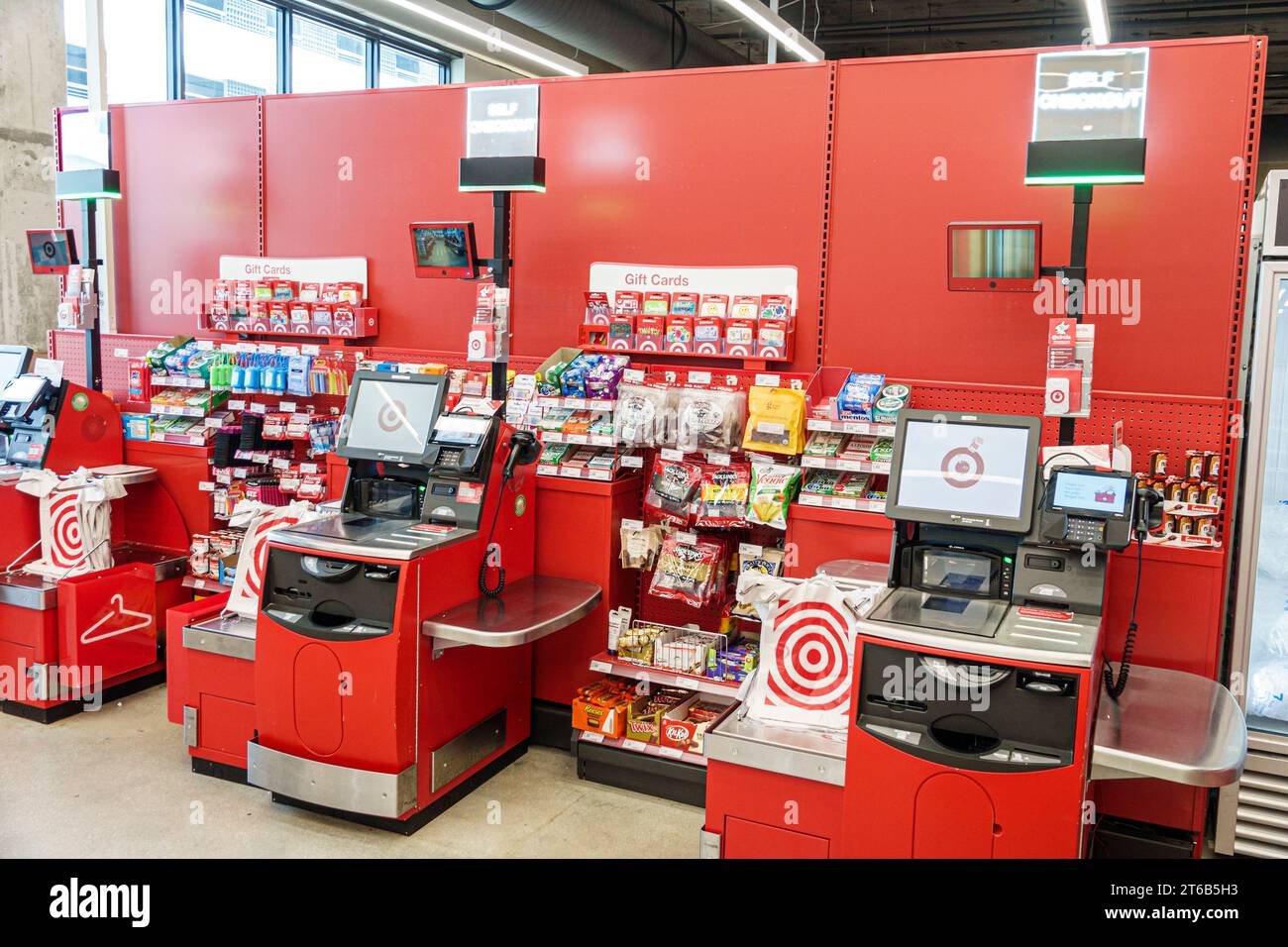 Self service checkout stations registers hires stock photography and