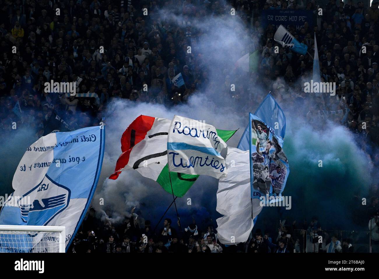 Feyenoord vs Lazio stadium atmosphere in [year]