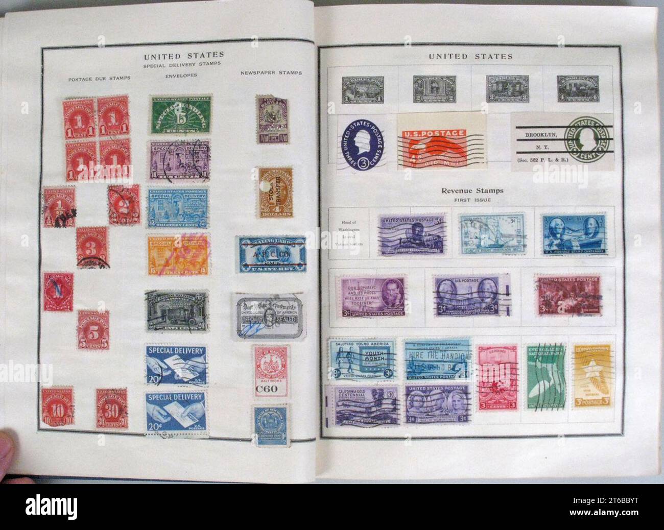 Historical us postage stamps hi-res stock photography and images - Alamy