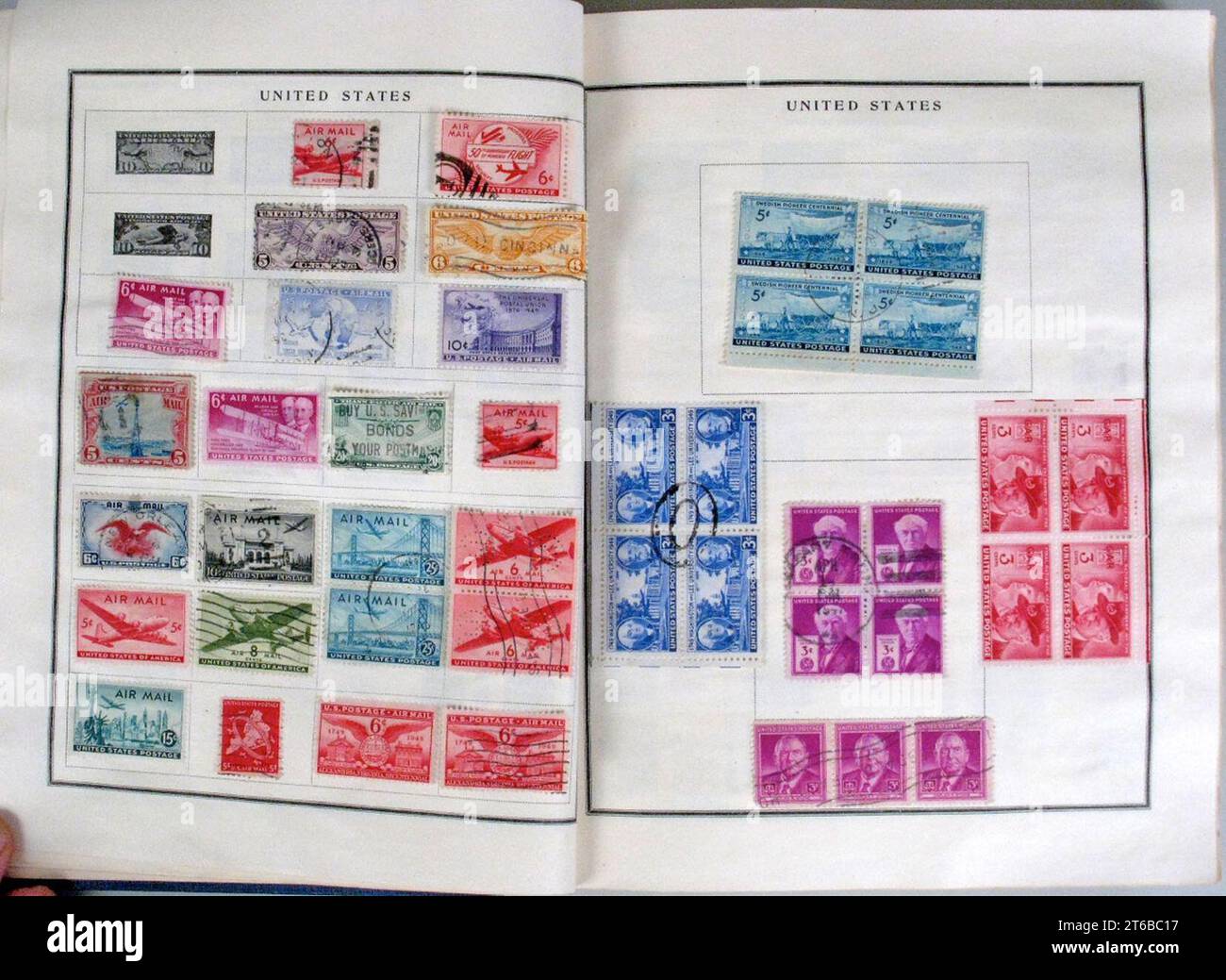 Us postage stamps hi-res stock photography and images - Alamy