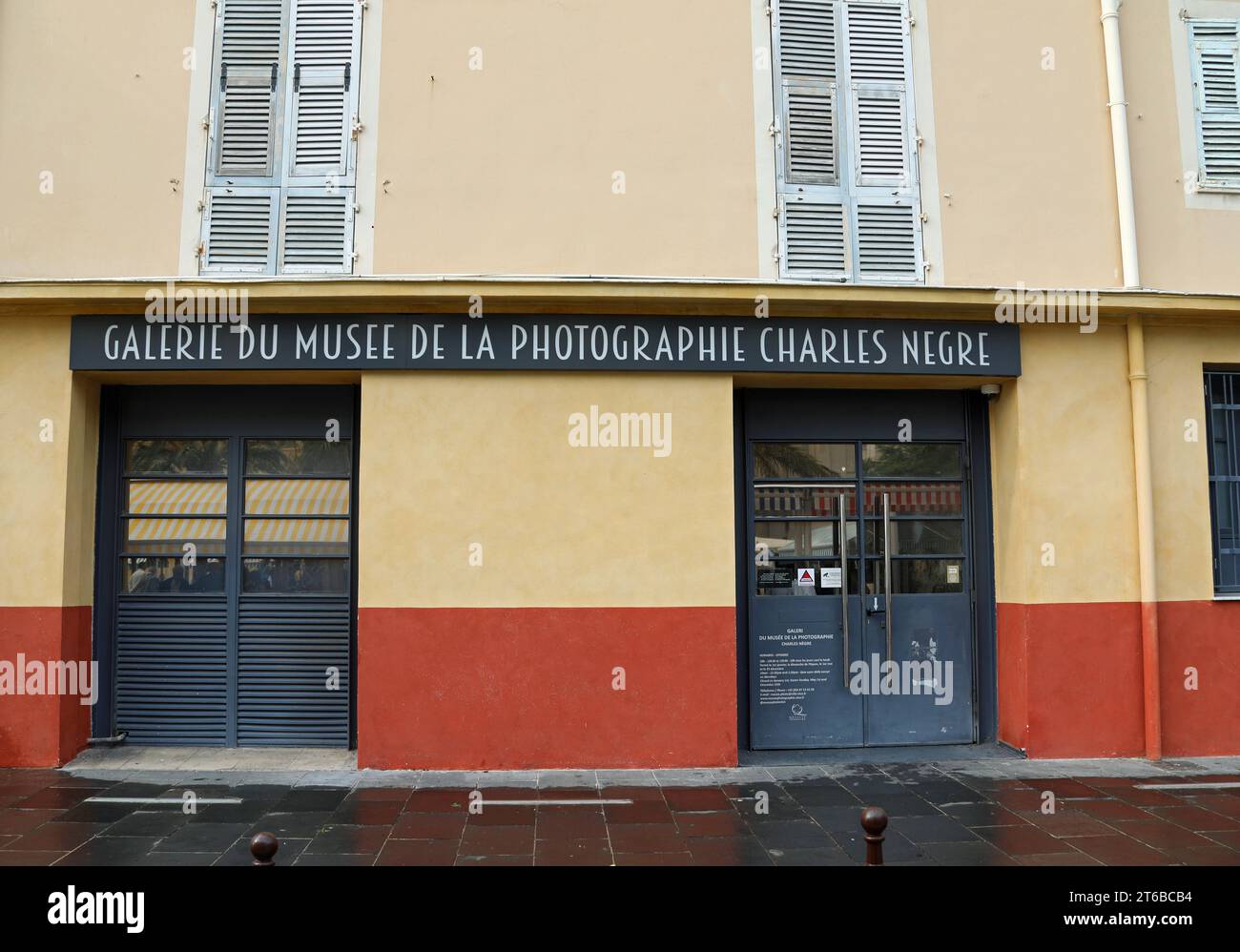 Galerie du Musee de la Photographie Charles Negre at a 1930s building in Nice Stock Photo