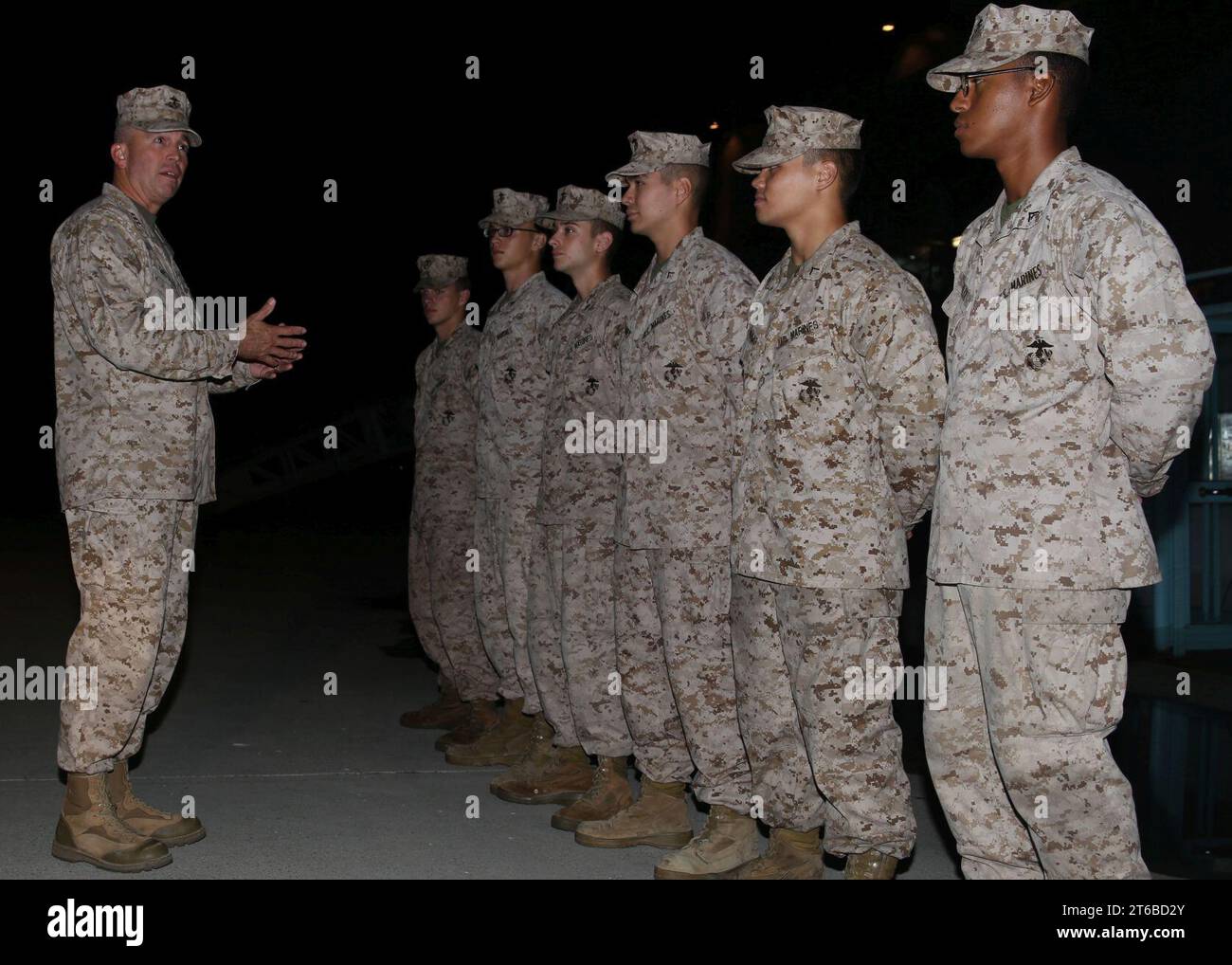 US, South Korean generals command Marine forces from sea 130825 Stock Photo