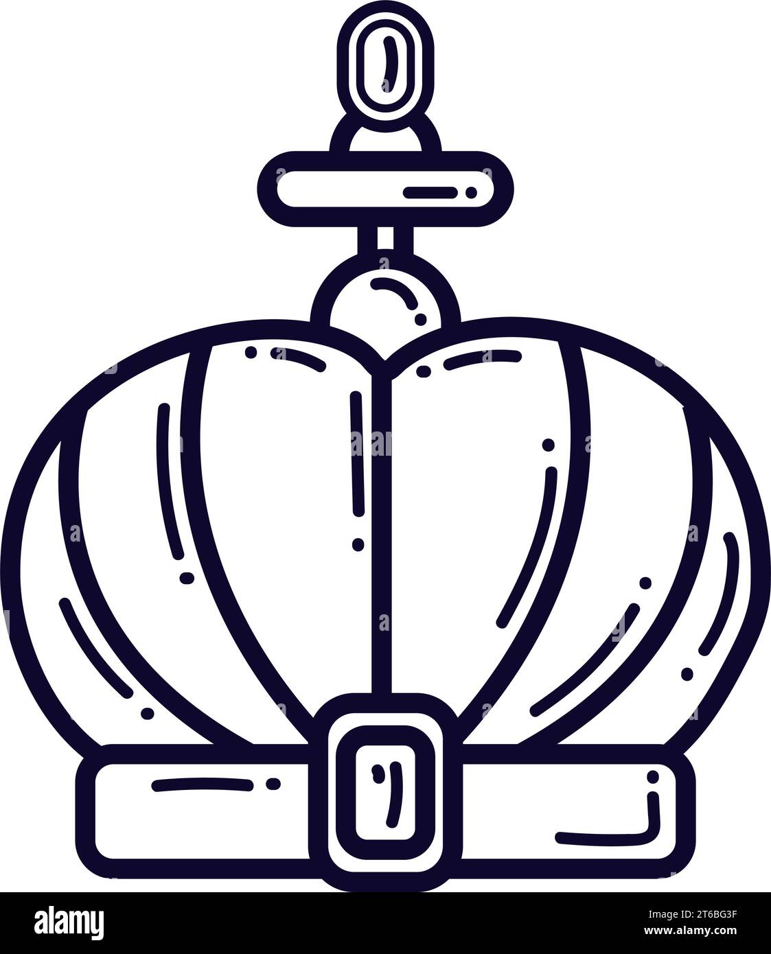 Isolated crown icon Royalty icon Vector Stock Vector Image & Art - Alamy