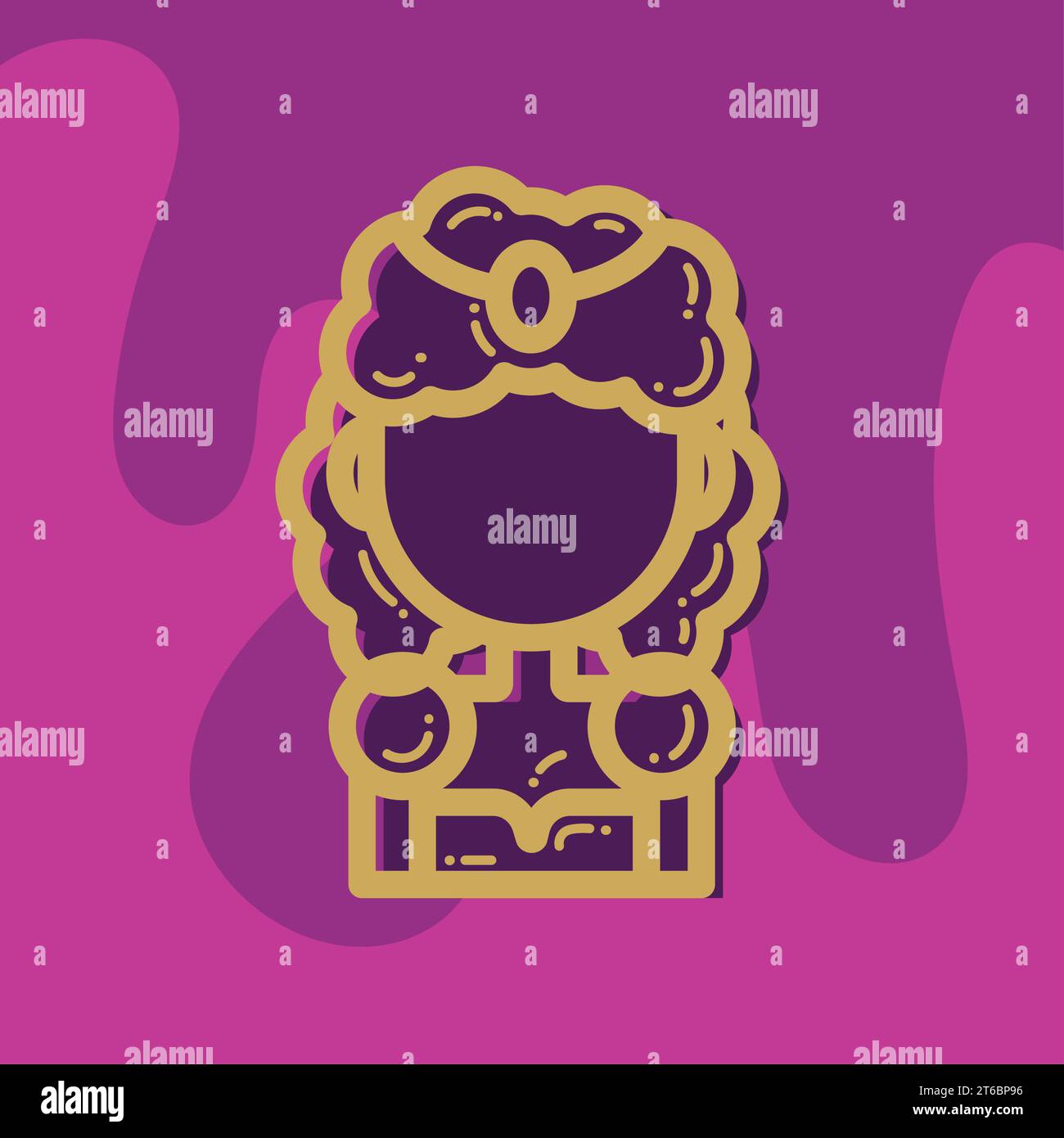 ISolated princess icon Royalty icon Vector Stock Vector Image & Art - Alamy