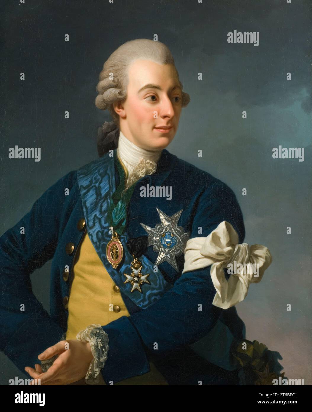 Gustav III with the Armlet of Freedom, 18th century. Gustavus III was