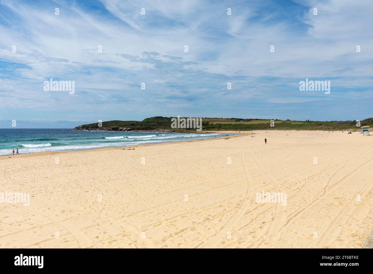 Maroubra Beach in Sydney eastern suburbs and Malabar headland national park,Sydney,NSW,Australia,2023 Stock Photo