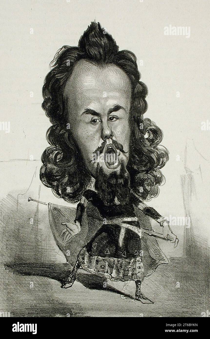 Depoitier, 1856. From Galerie d'Uylenspiegel. Stock Photo