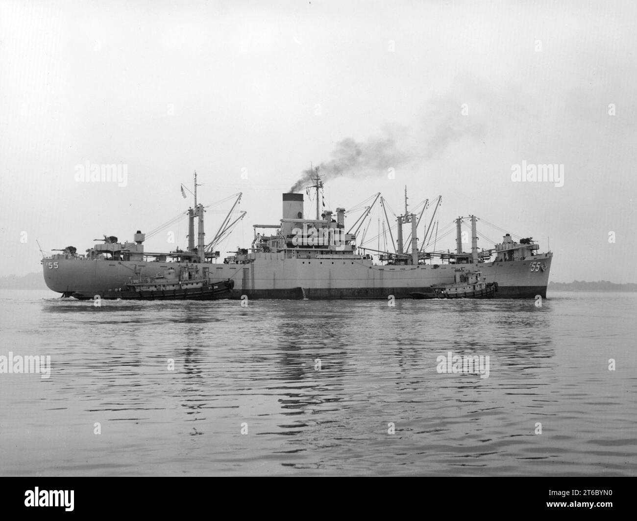 USS Aludra (AF-55) in August 1952 (6928377) Stock Photo