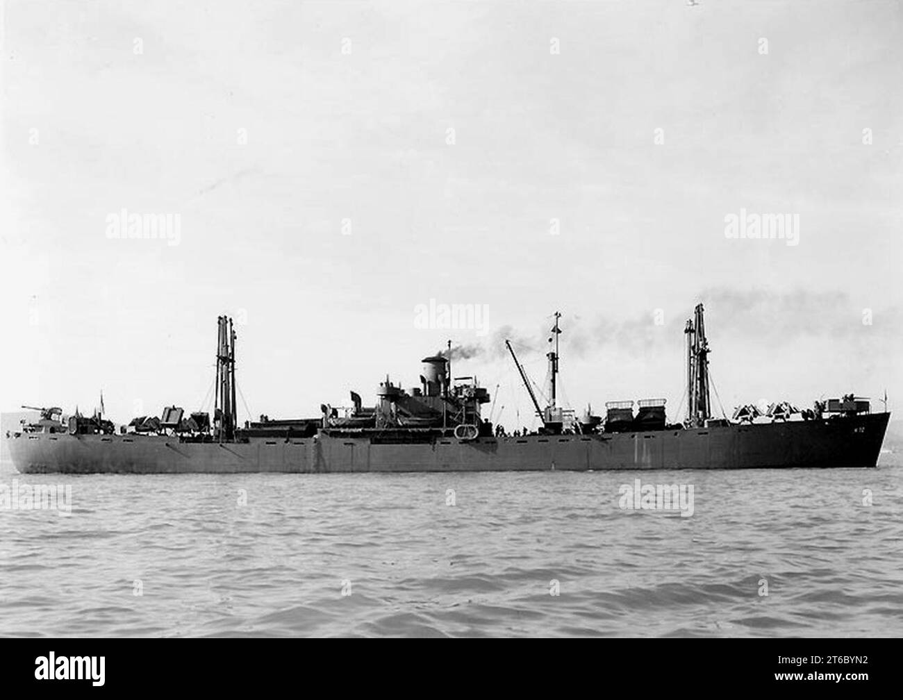 USS Aludra (AK-72) 1942-43 Stock Photo