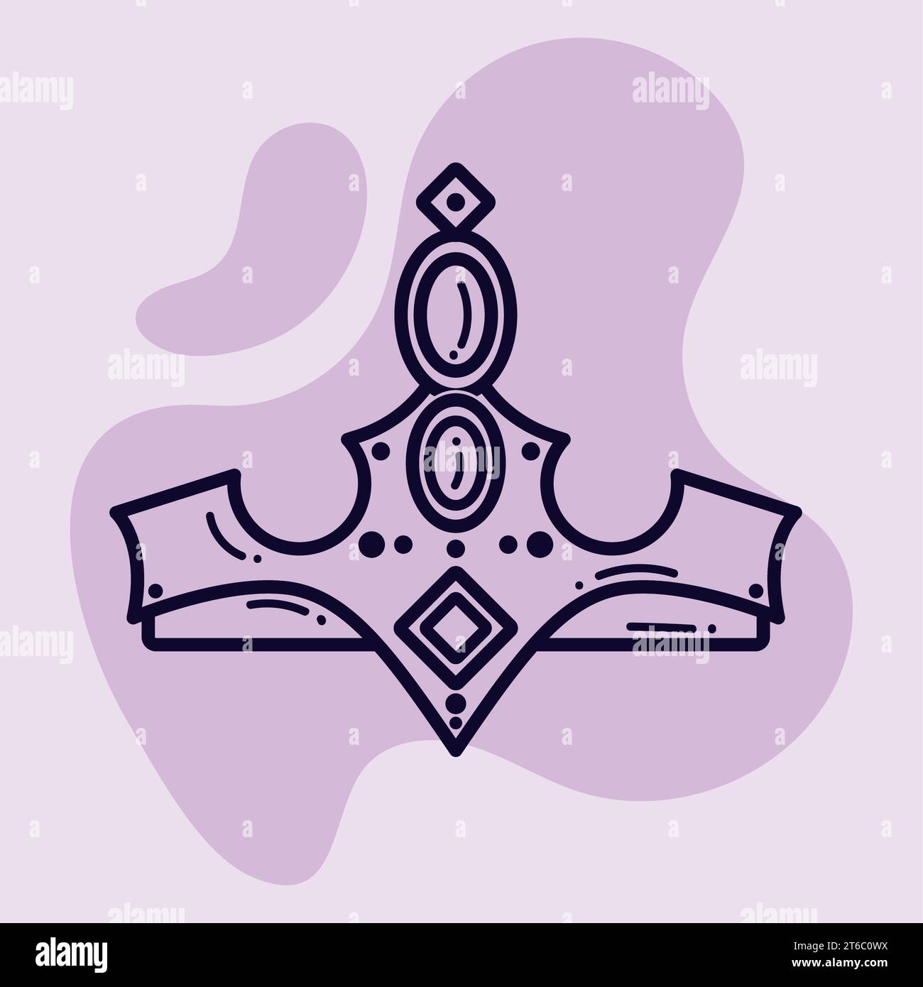 Isolated crown icon Royalty icon Vector Stock Vector Image & Art - Alamy