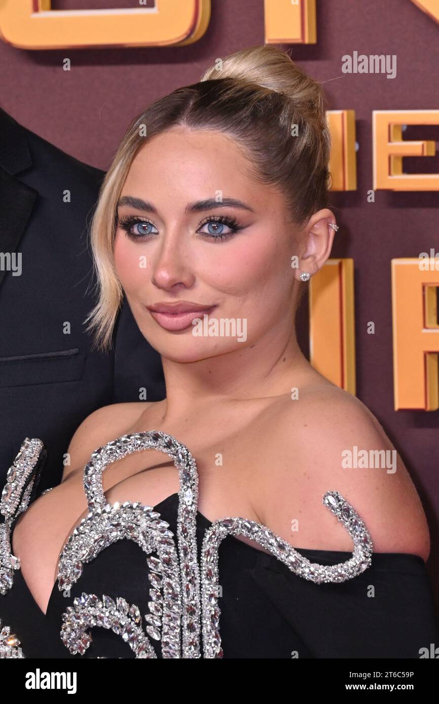 London, UK. 9th Nov, 2023. Saffron Barker at the World Premiere of The