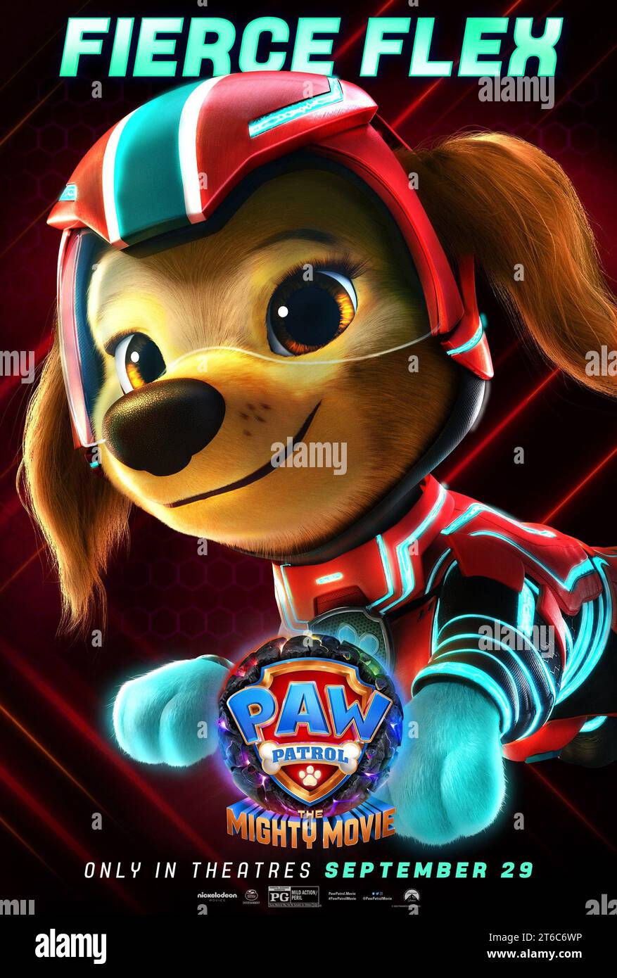 PAW PATROL: THE MOVIE, US character poster, Zuma (voice: Shayle Simons),  2021. © Paramount Pictures / Courtesy Everett Collection Stock Photo - Alamy