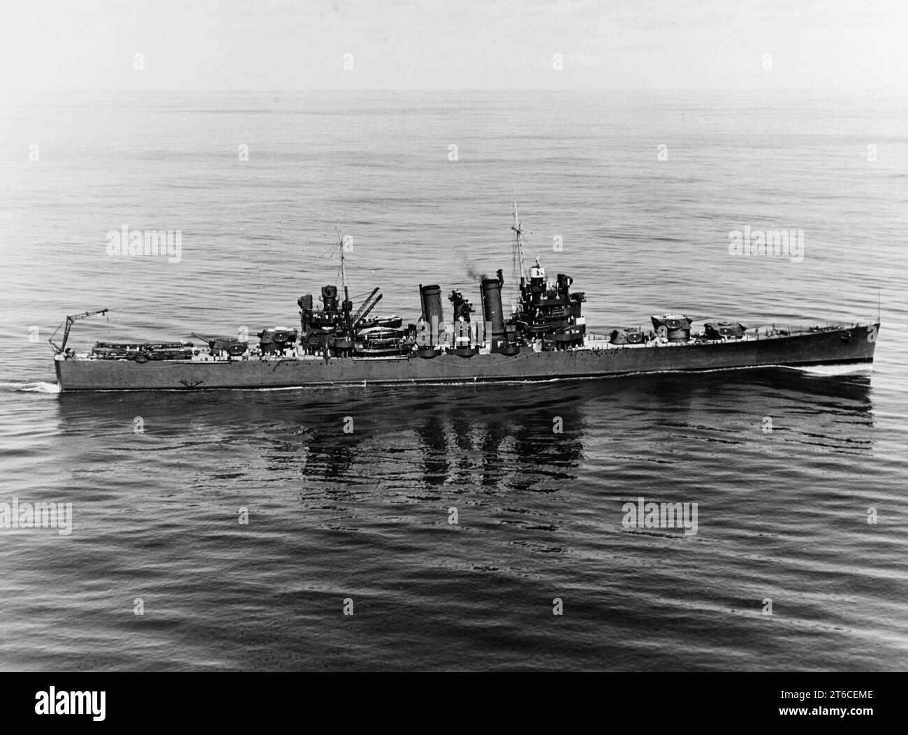 USS Boise (CL-47) operating off Hawaii (USA) on 5 November 1941 Stock ...