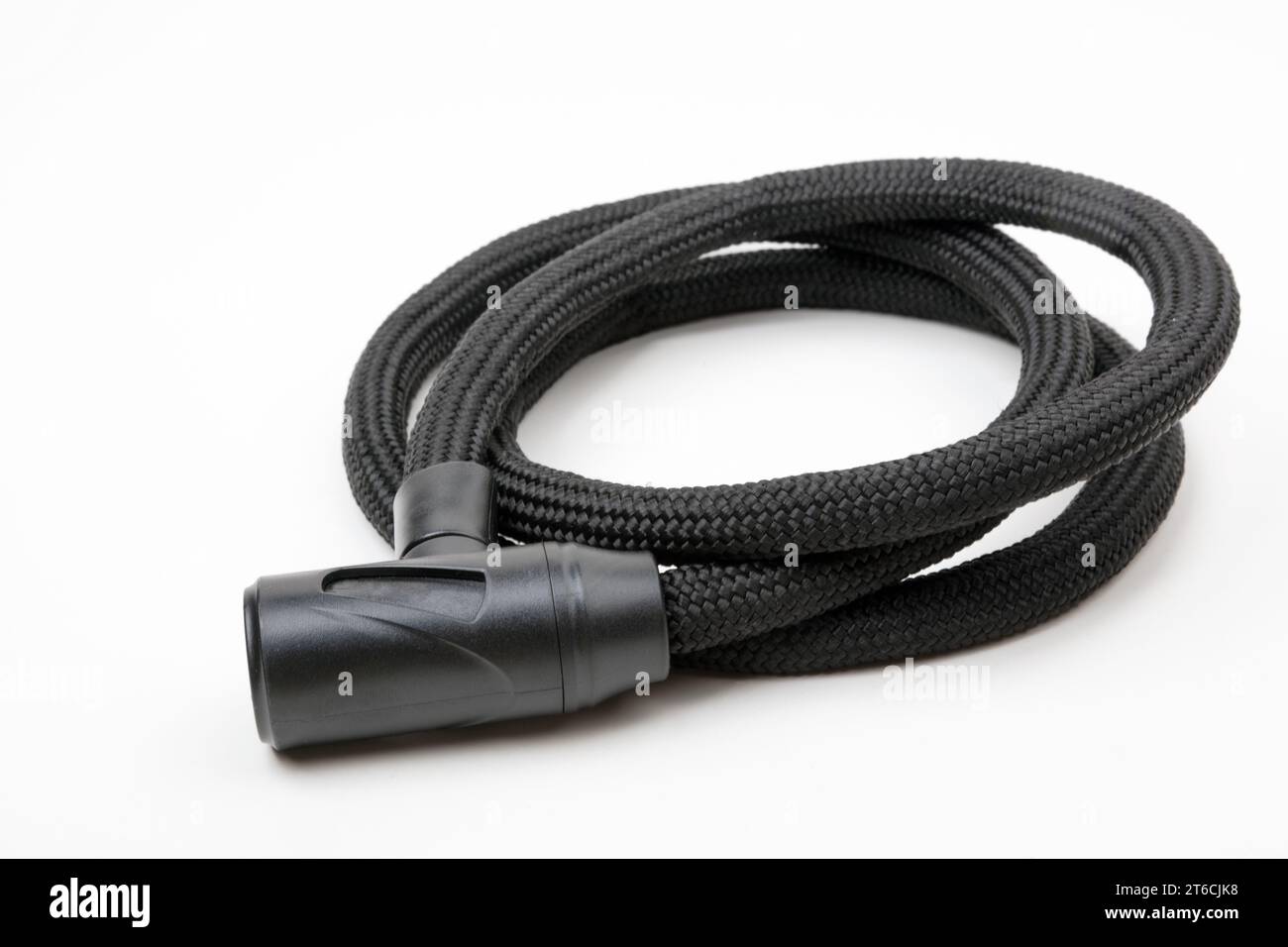 Bicycle lock against theft on a white background Stock Photo