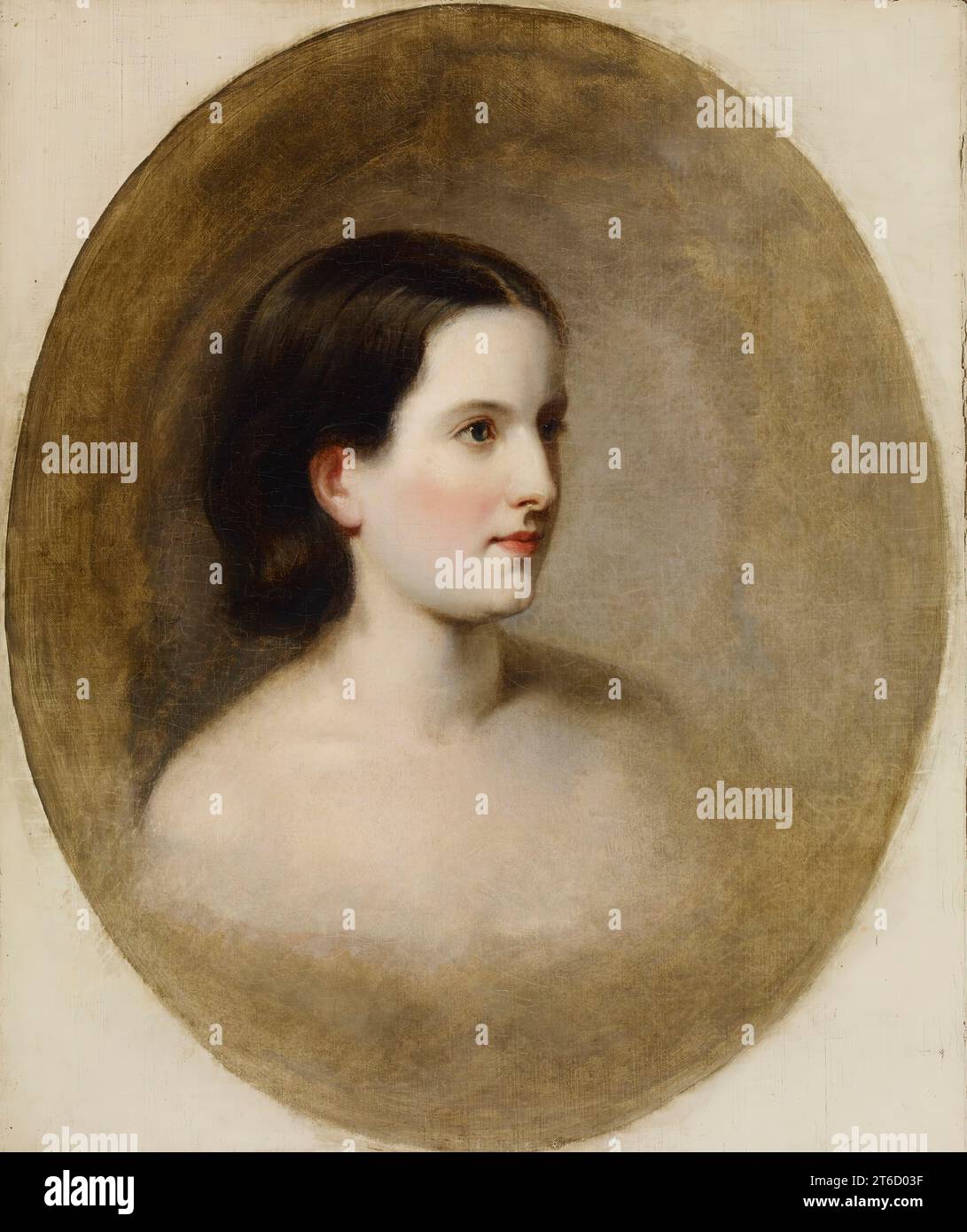 Portrait of Jane Breckenridge, 1830-1878. Stock Photo