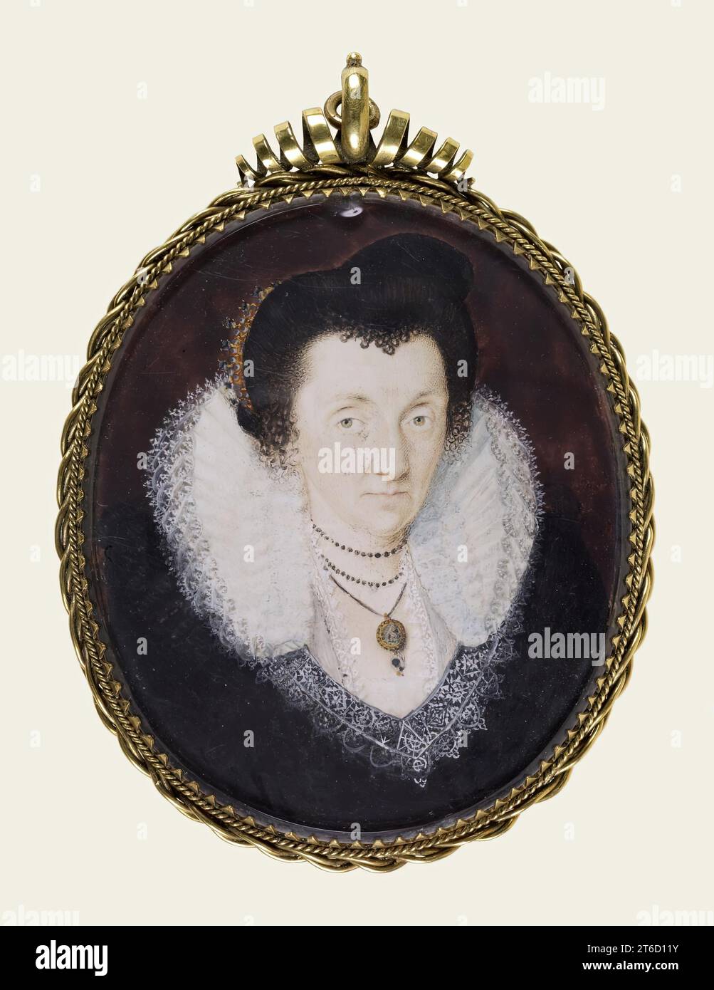 Lady Anne Bacon, c1600. English scholar and writer Anne, Lady 