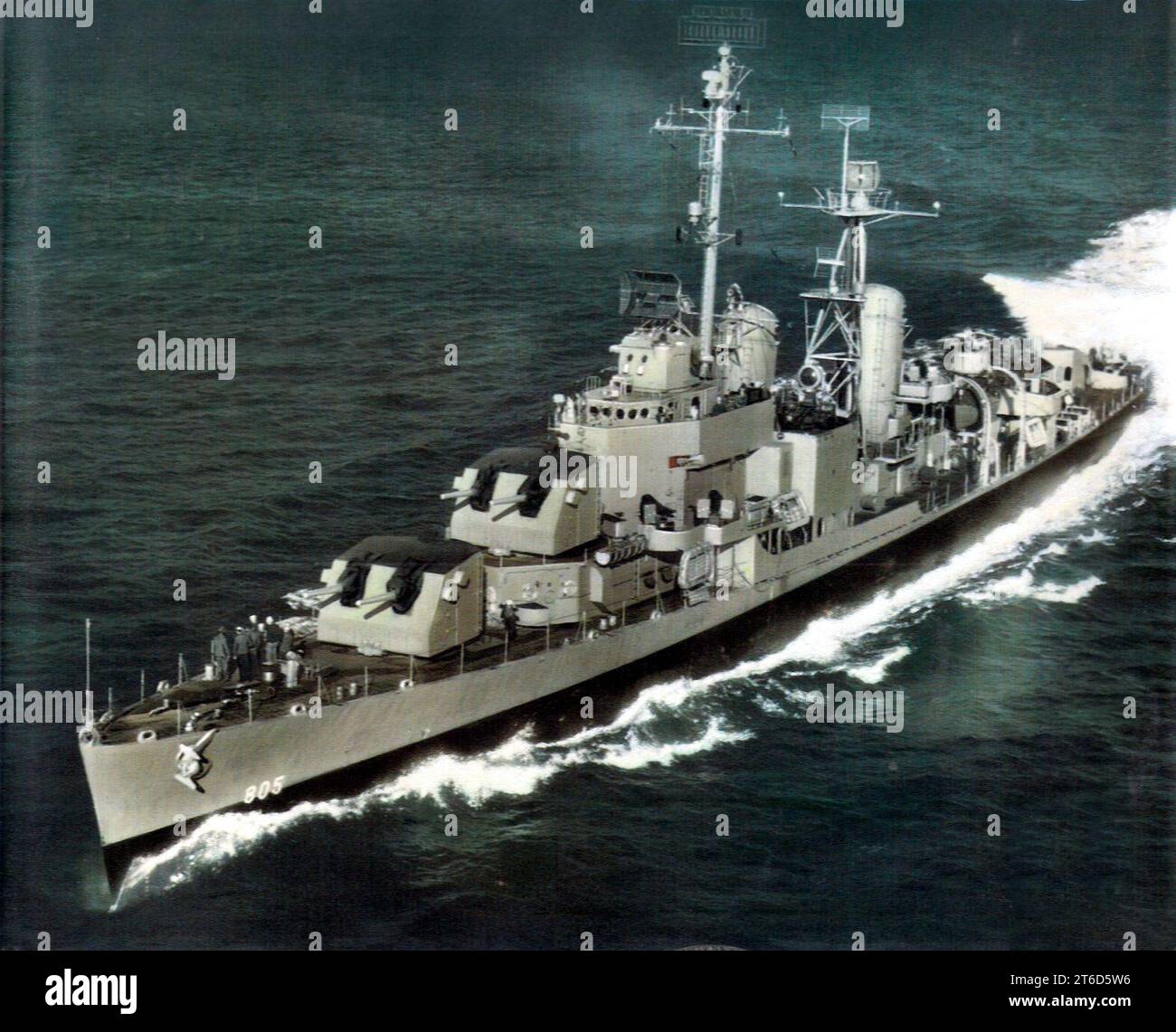 uss-chevalier-dd-805-underway-in-may-1945-stock-photo-alamy