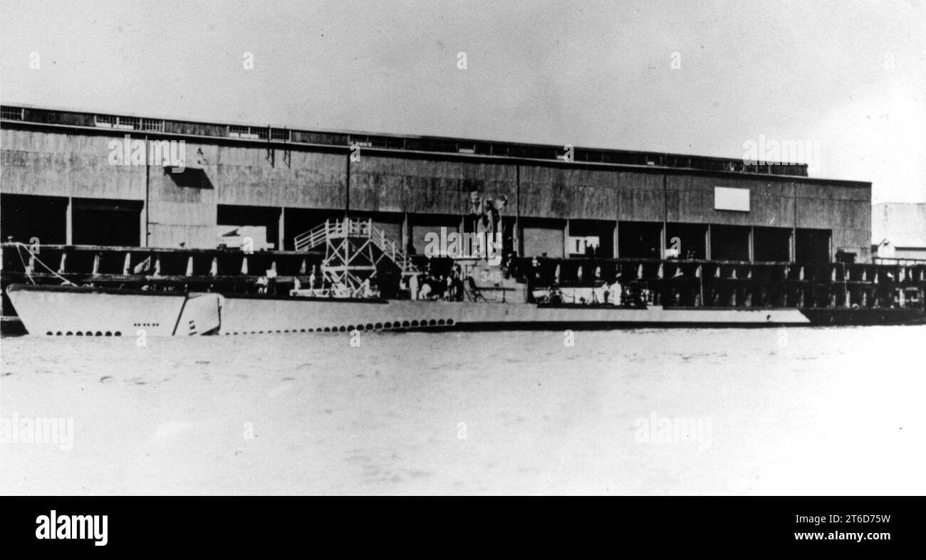 USS Cochino (SS345) in port, circa in 1946 Stock Photo Alamy
