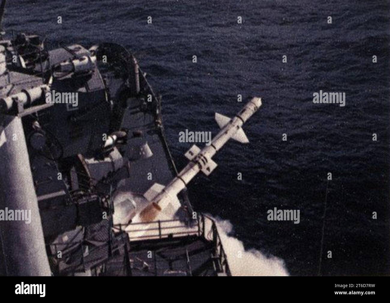 USS Columbus (CG12) launches RIM8 Talos in 1966 Stock Photo Alamy