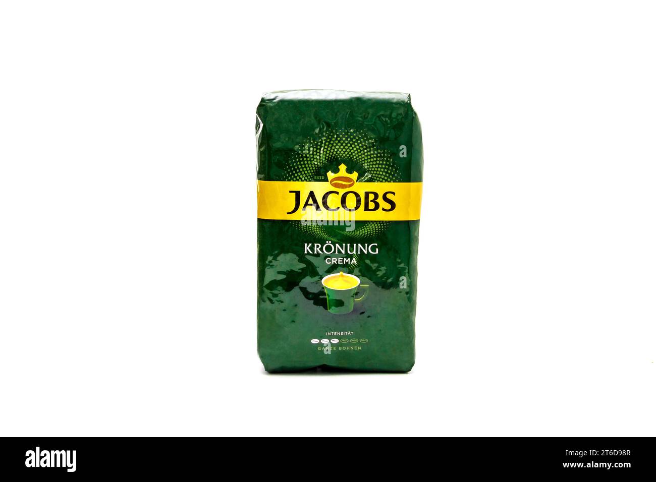 Package of Jacobs kronung beans coffee Stock Photo Alamy