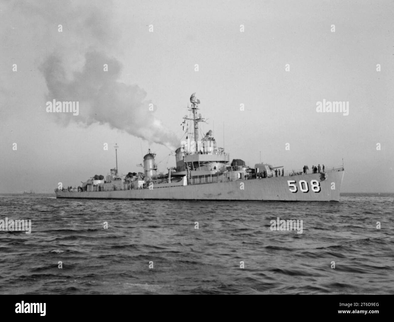 USS Cony (DDE-508) underway on 15 December 1949 (24746309) Stock Photo