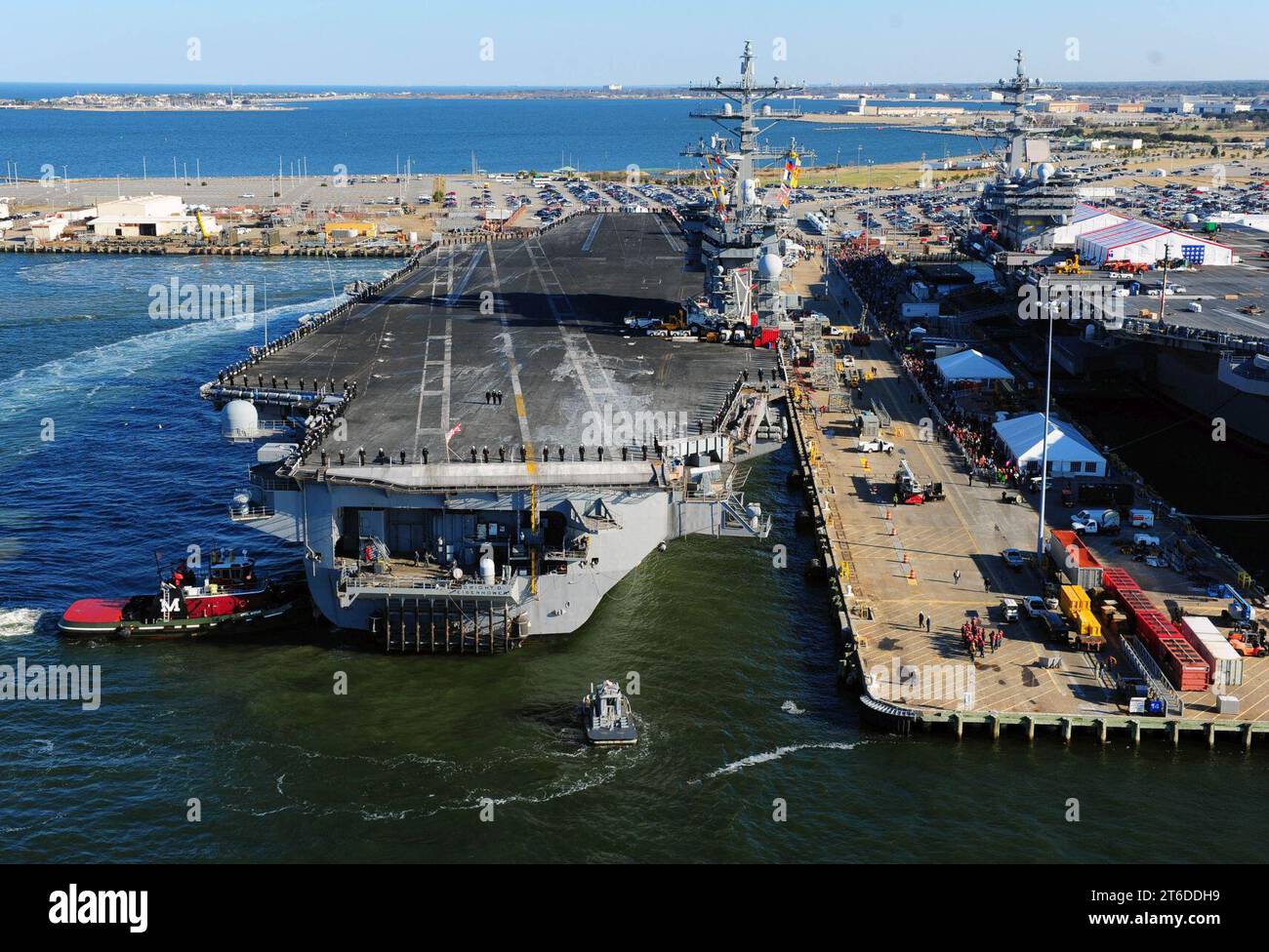 Uss Dwight D Eisenhower Returns Home 8293468889 Stock Photo Alamy