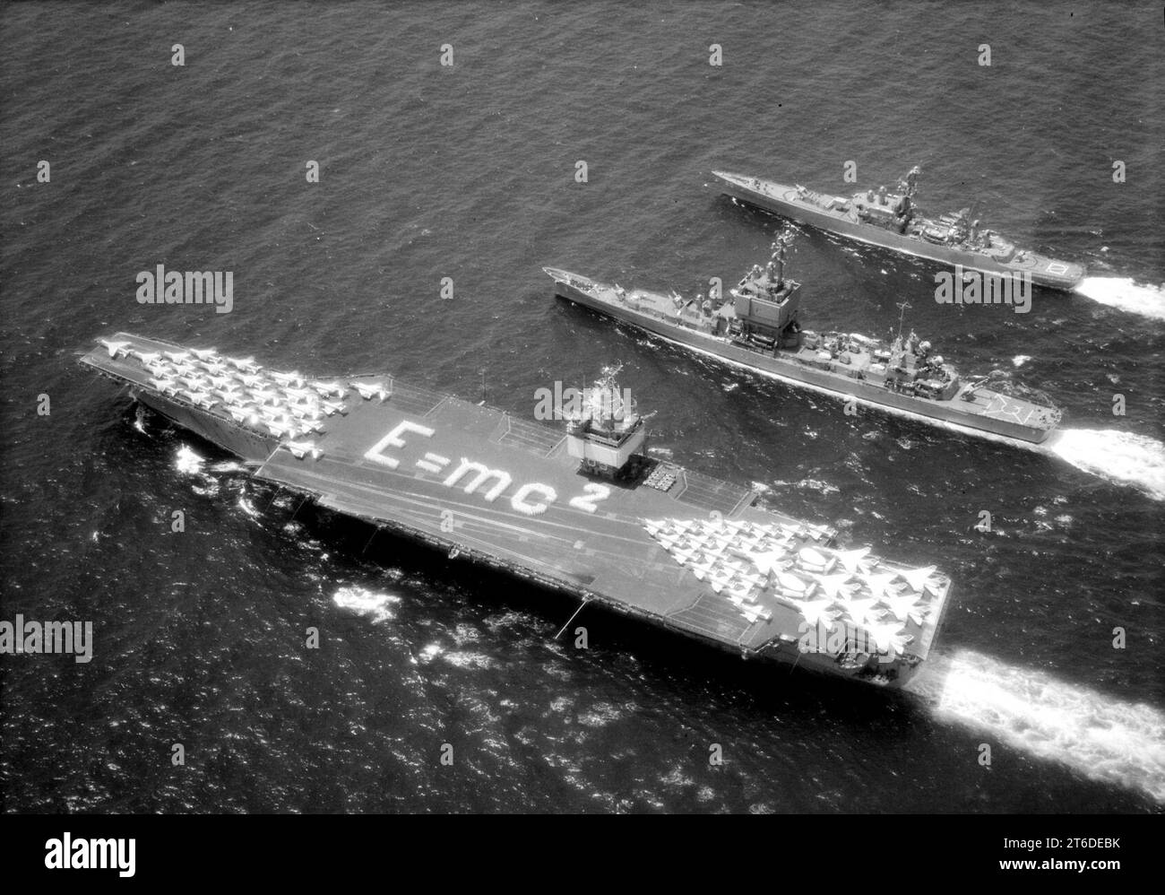 USS Enterprise (CVAN65), USS Long Beach (CGN9) and USS Bainbridge