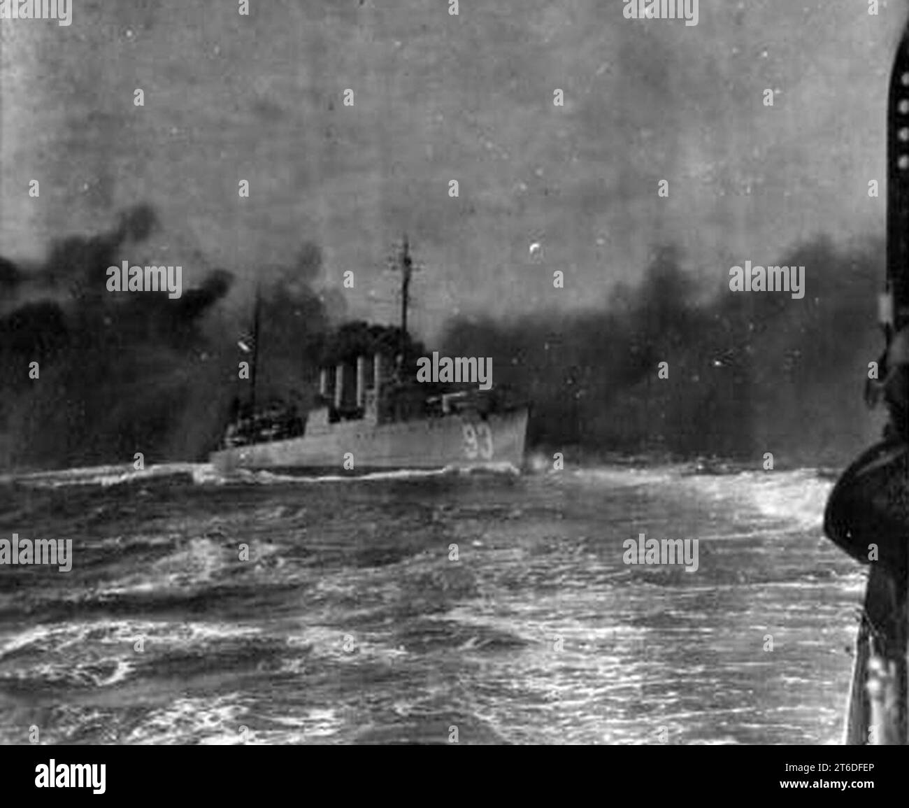 USS Fairfax (DD-93) at sea c1920 Stock Photo - Alamy