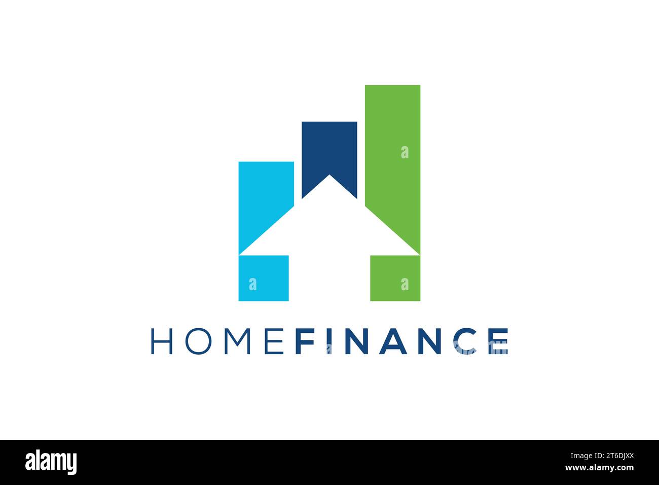 Modern home finance vector logo design Stock Vector Image & Art Alamy