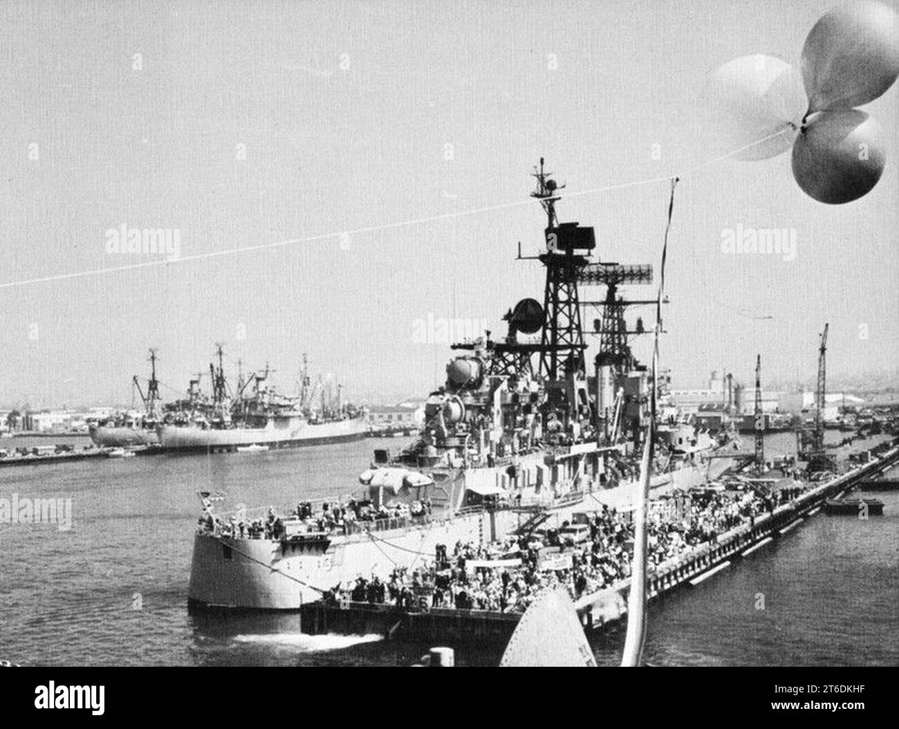 USS Galveston (CLG-3) at San Diego on 19 March 1969 Stock Photo - Alamy