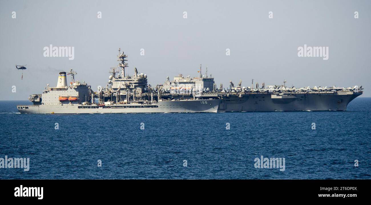 USS George H.W. Bush (CVN 77) 140709 Stock Photo