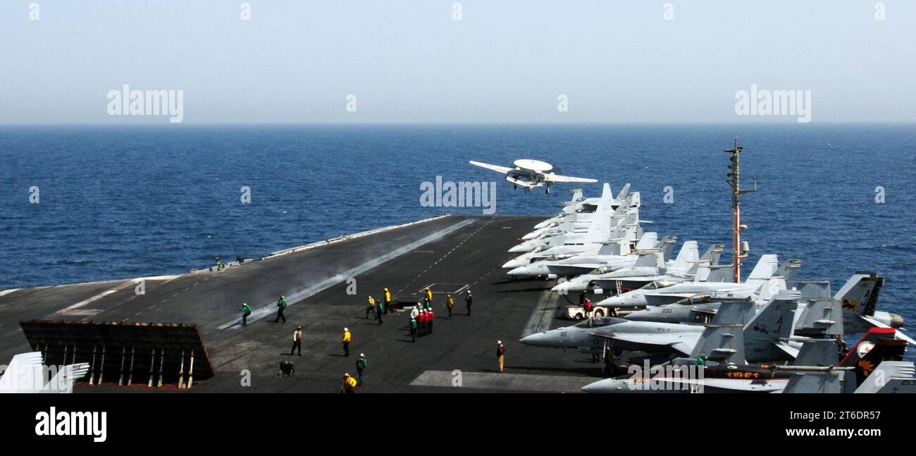 USS George H.W. Bush conducts flight operations Stock Photo - Alamy