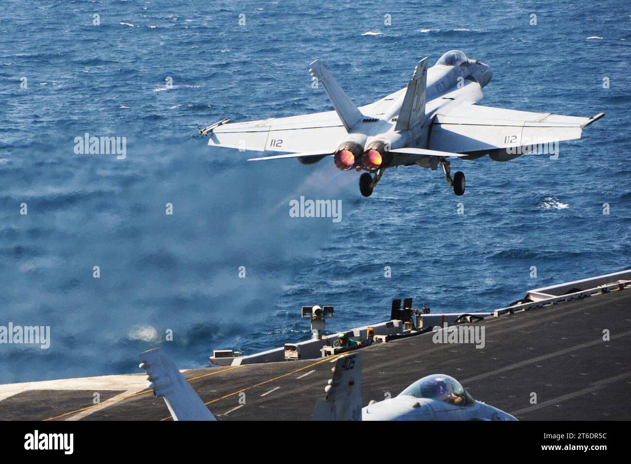 USS George H.W. Bush conducts flight operations Stock Photo - Alamy