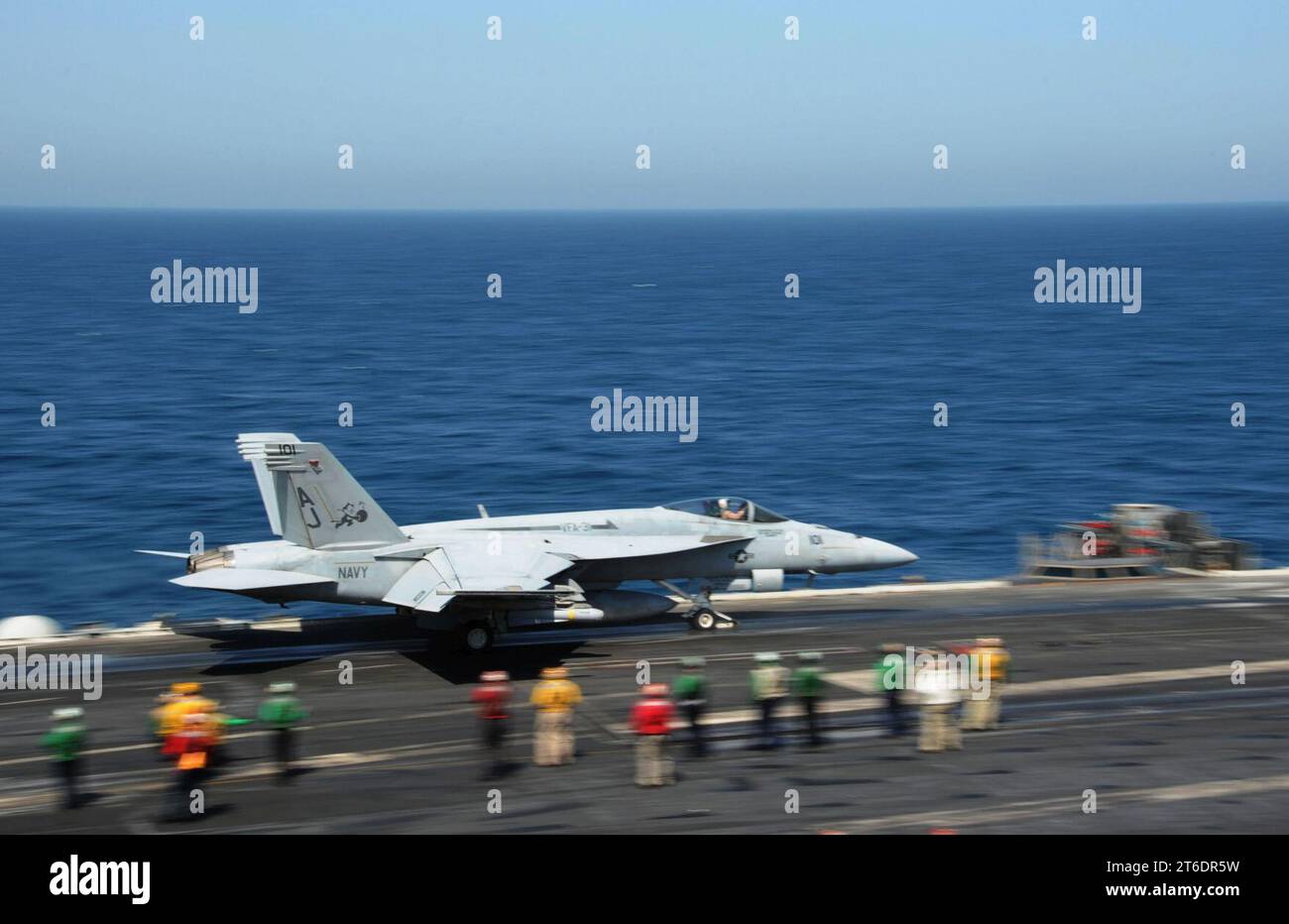 USS George H.W. Bush conducts flight operations Stock Photo - Alamy