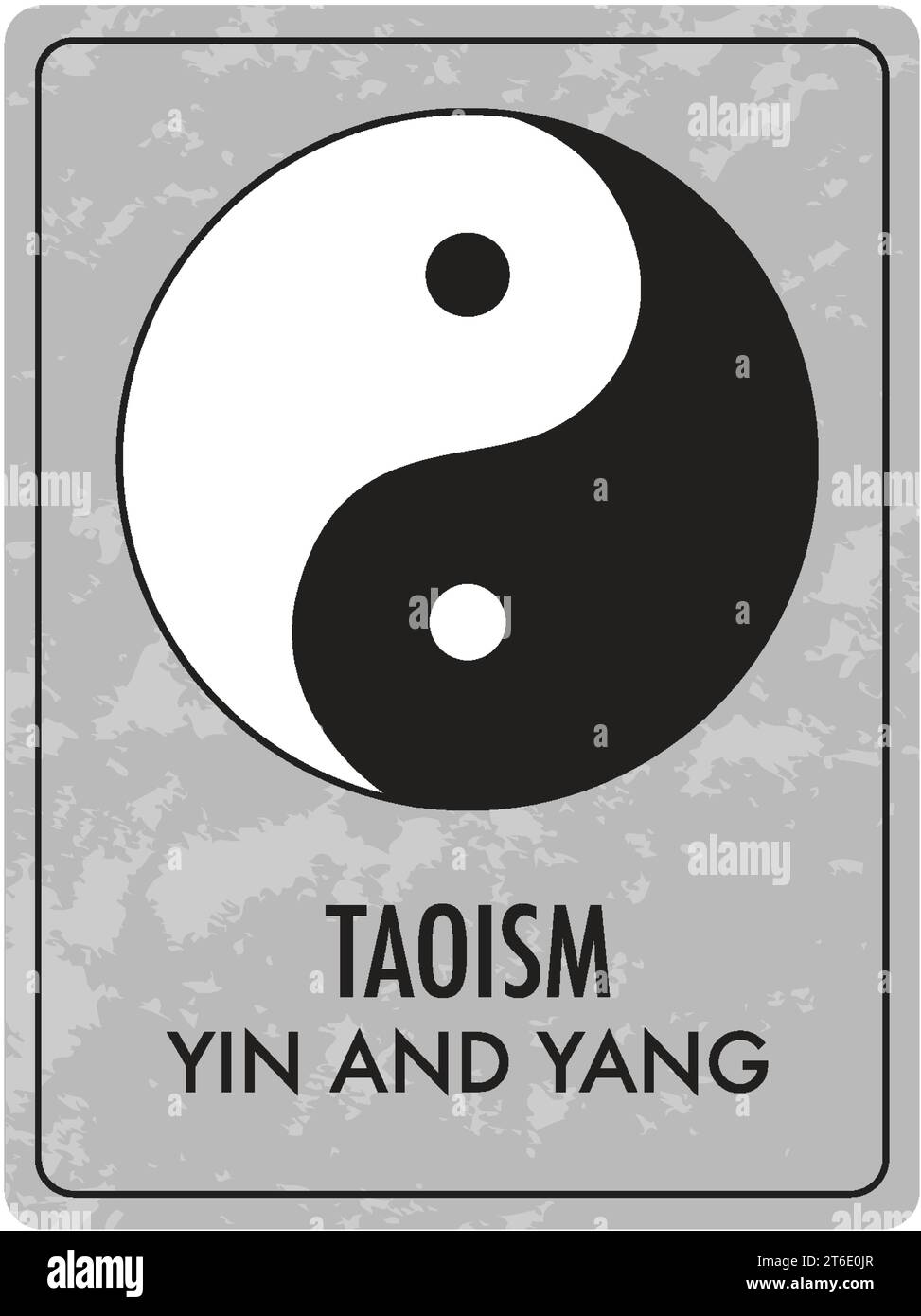 A vector cartoon illustration of the Yin and Yang symbol Stock Vector ...