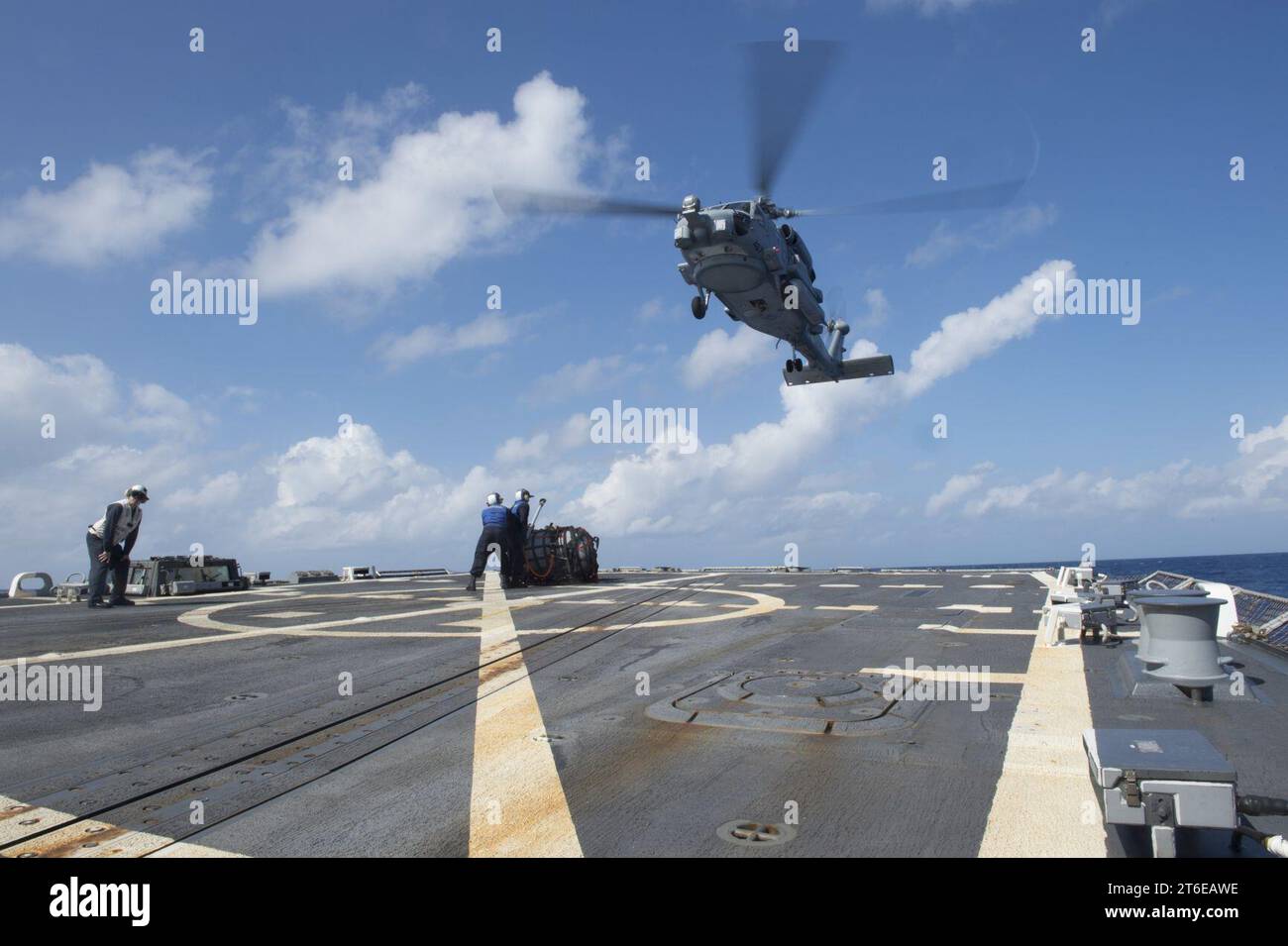 USS Jason Dunham operations 150218 Stock Photo