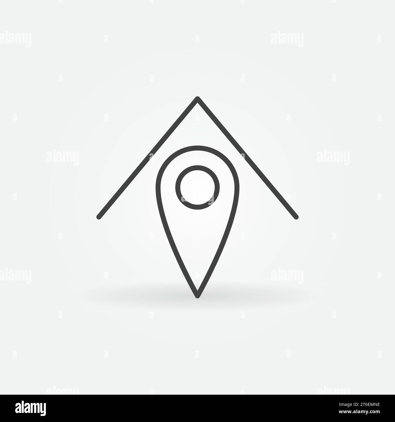 Roof pin logo hi-res stock photography and images - Alamy