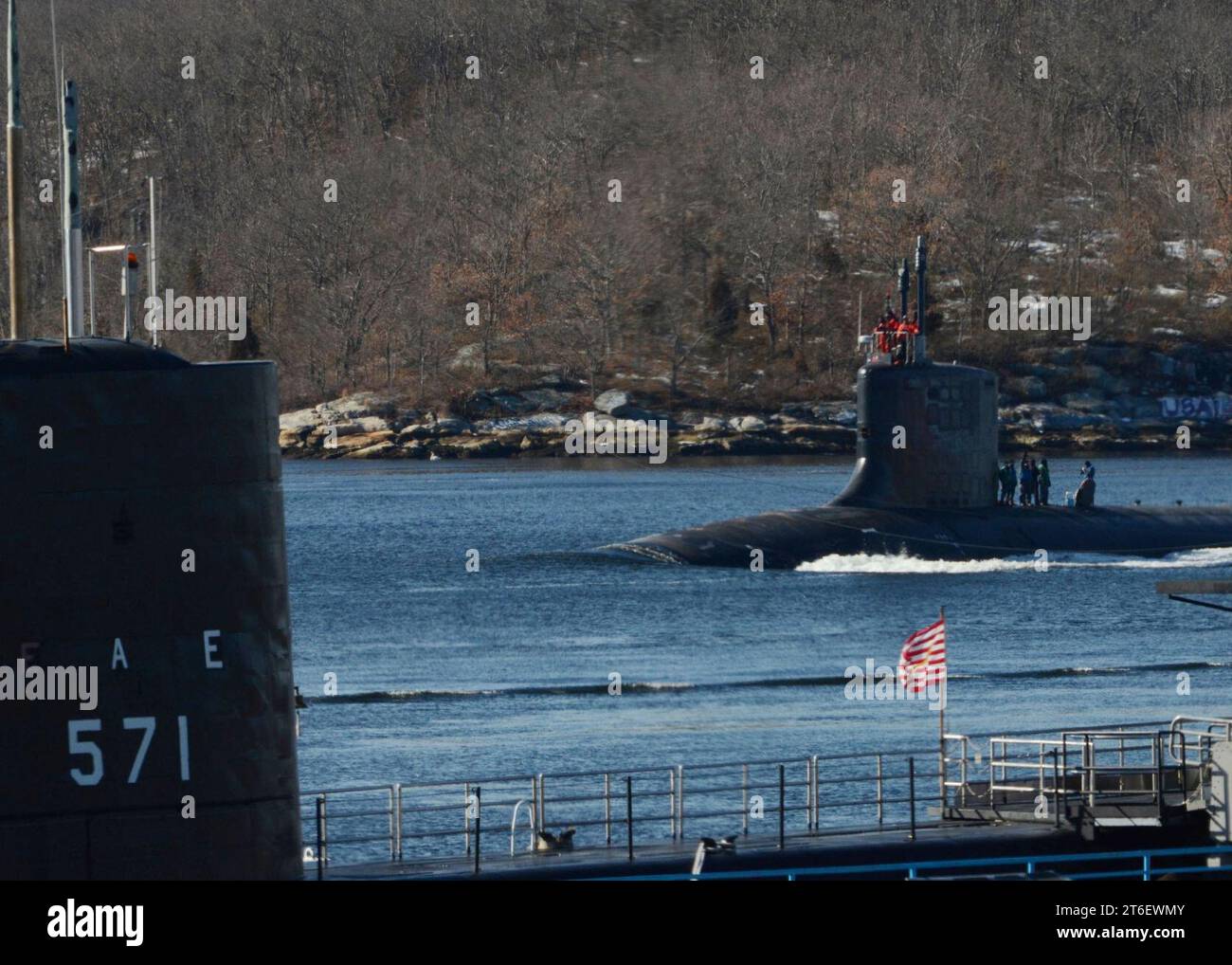 USS New Mexico departs for ICEX-2014 140228 Stock Photo - Alamy