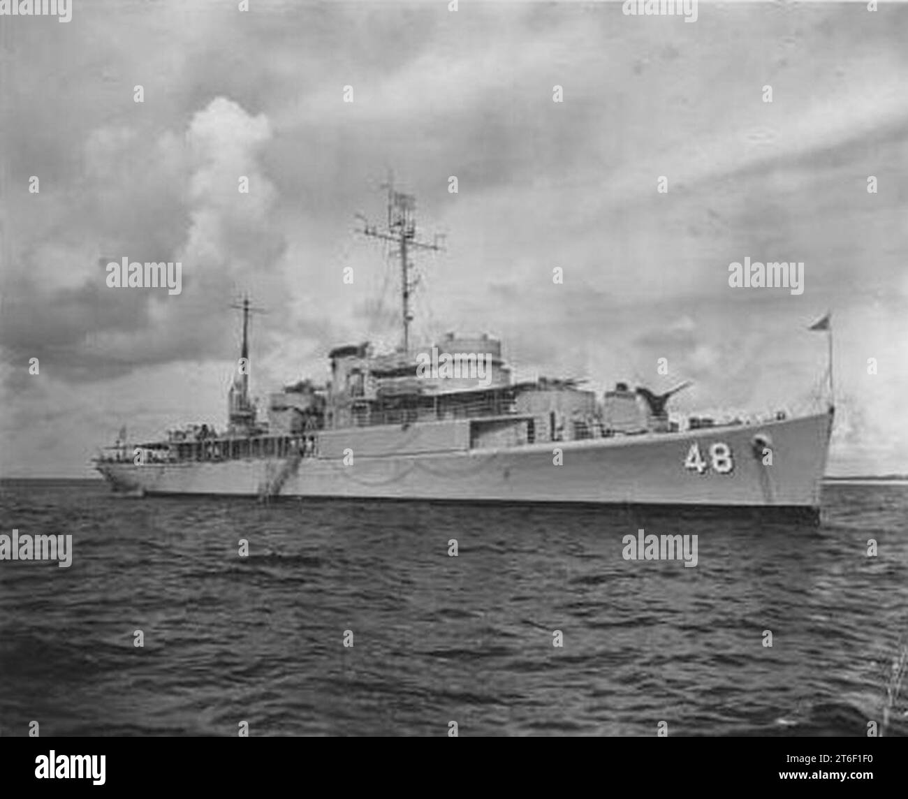 USS Onslow (AVP-48) Pescadores Stock Photo
