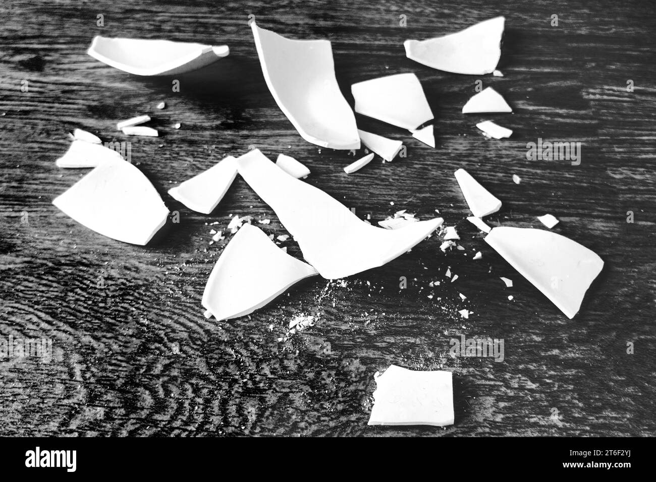 Broken plate floor Black and White Stock Photos & Images - Alamy