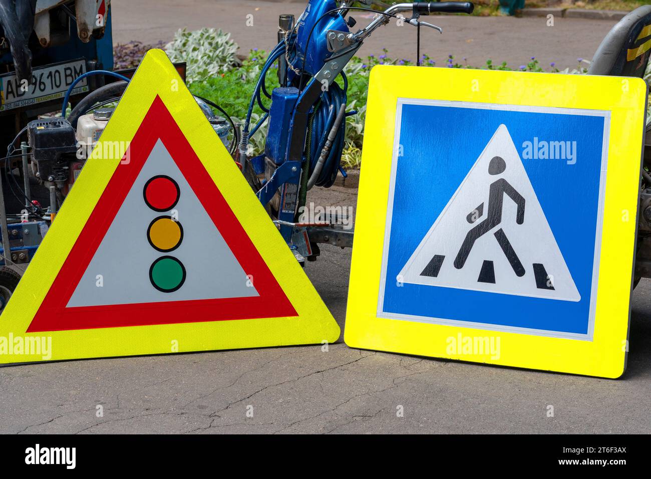 road signs.traffic light. Traffic control concept. Concept observance