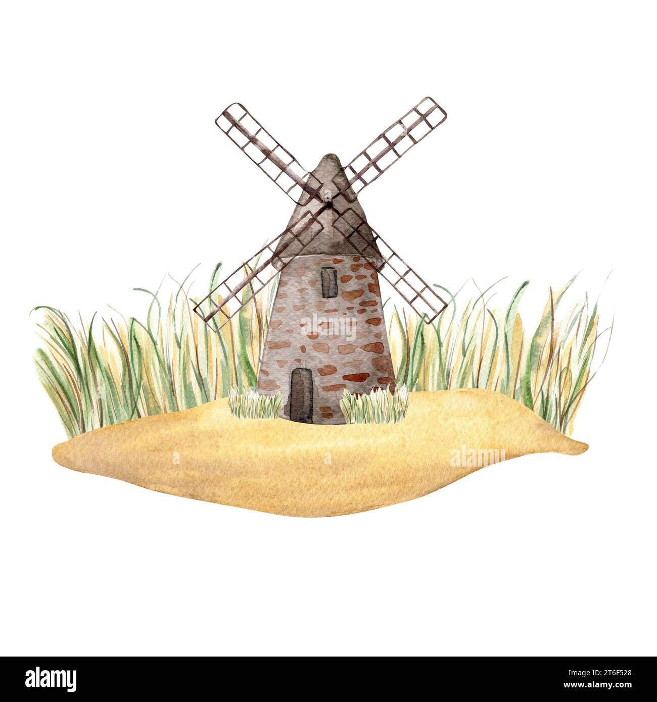 How to Draw a Wind Mill - YouTube