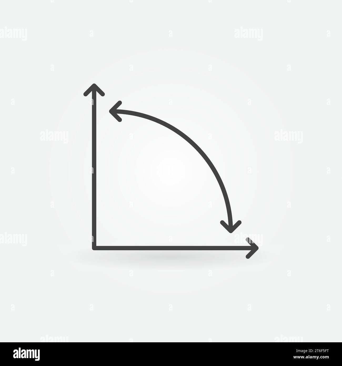 Right Angle vector thin line 90 Degrees concept minimal icon or symbol ...